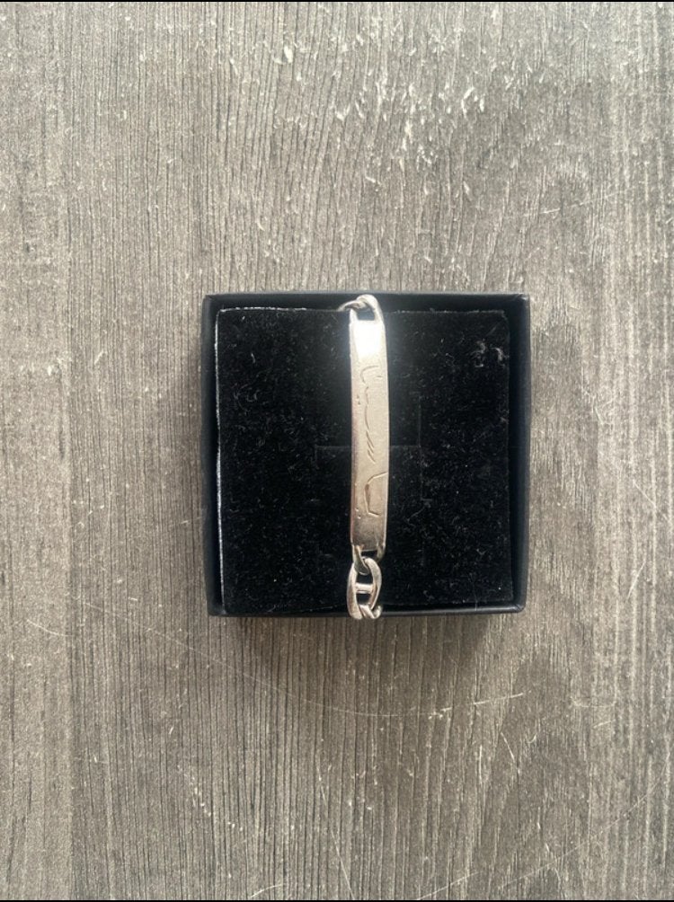 925 Zilveren Armband – Klassiek Design – Sluiting Defect, Enlèvement, Comme neuf, Argent, Argent