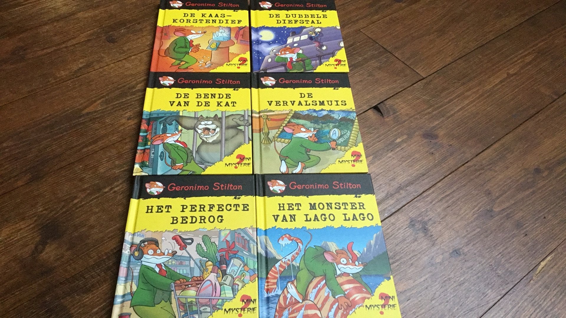 6 delige mini mysterie serie Geronimo Stilton, Boeken, Ophalen of Verzenden, Zo goed als nieuw