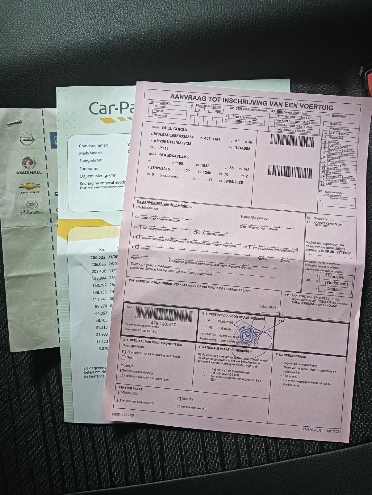 La voiture Opel Corsa.13 diesel Euro5B a été approuvée pour, Autos, Opel, Euro 5, Achat, Boîte manuelle, Noir