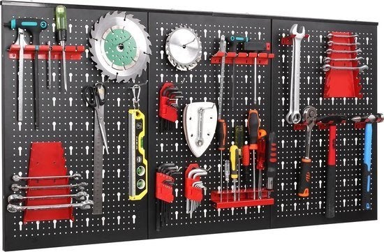 Gereedschapswand met haken, 120 x 60 cm, zwart, Doe-het-zelf en Bouw, Ophalen, Nieuw
