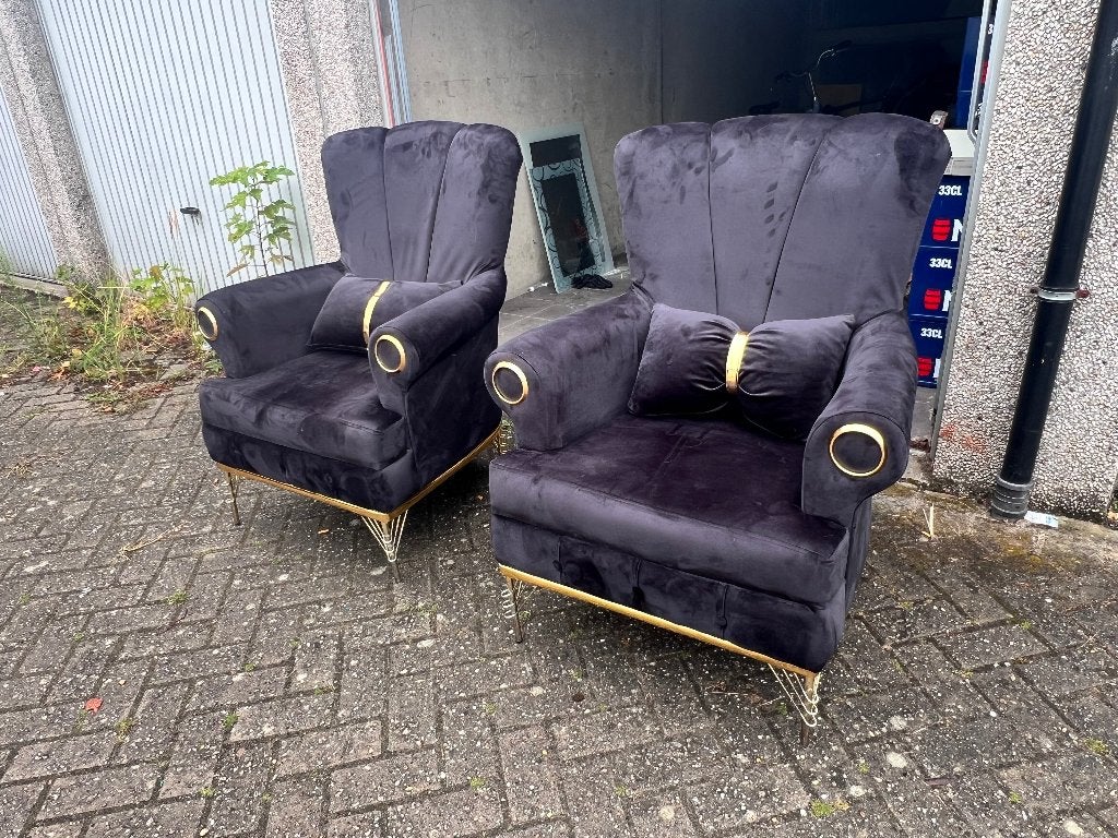 2 zetels, Huis en Inrichting, Ophalen, Zo goed als nieuw, Tweepersoons, Stof