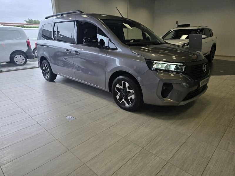 Nissan Townstar L2H1 DIG-T 130 A/T Tekna 7zit, Auto's, 4 cilinders, 130 pk, Overige carrosserie, Zilver of Grijs
