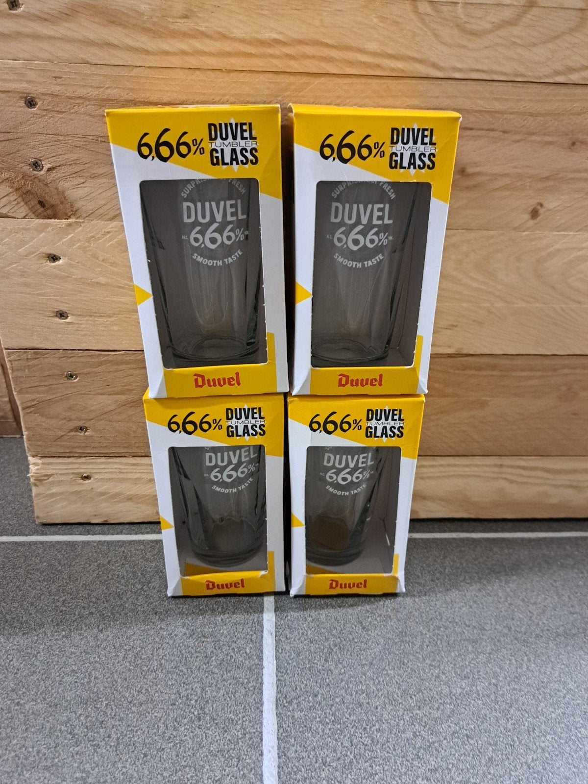 Duvel glazen 6,66, Ophalen of Verzenden