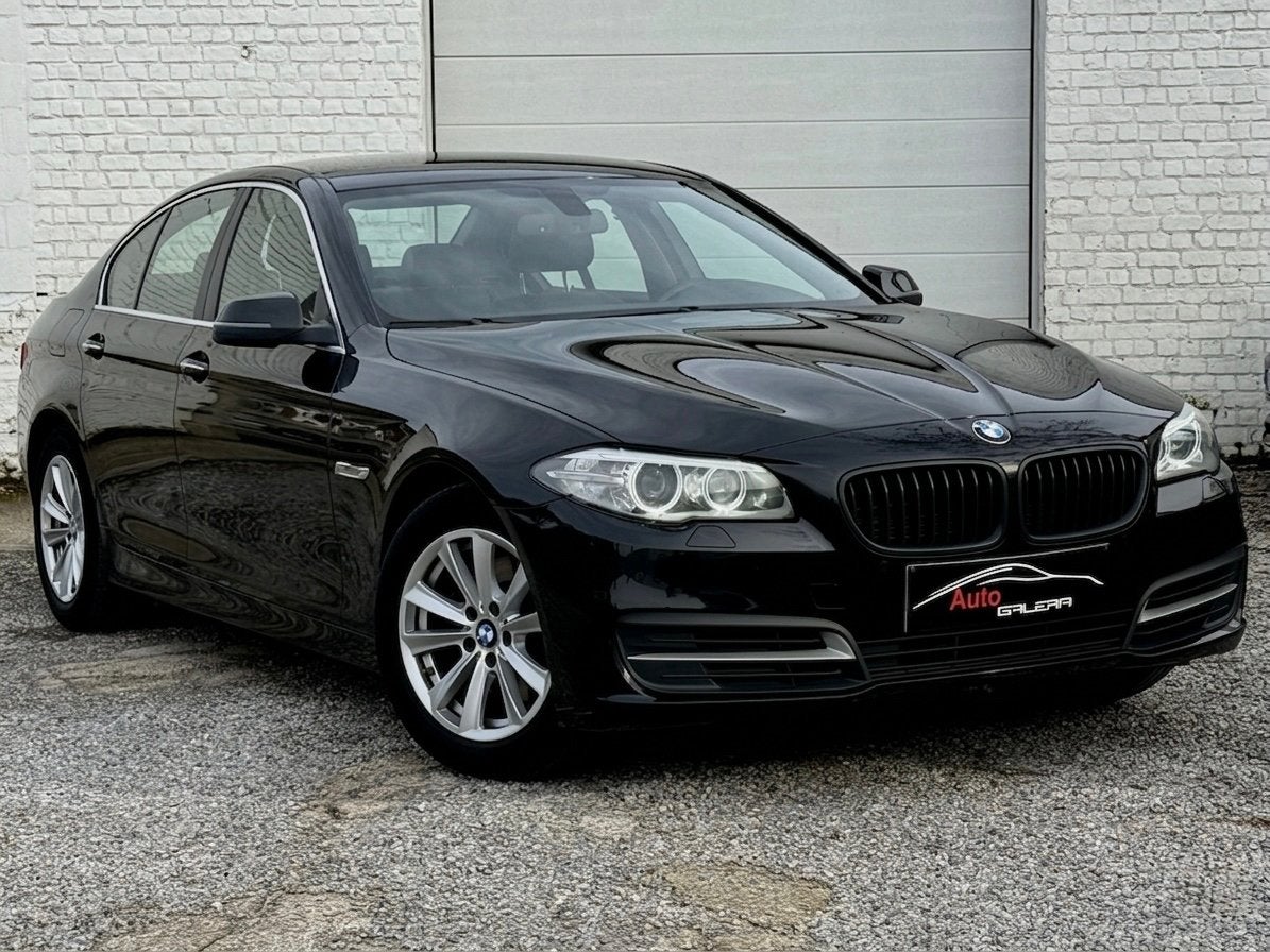 BMW 520Da LCI*TVA*159km*Autobox*Euro6B*Facelift*, Auto's, Automaat, 1995 cc, Zwart, Leder