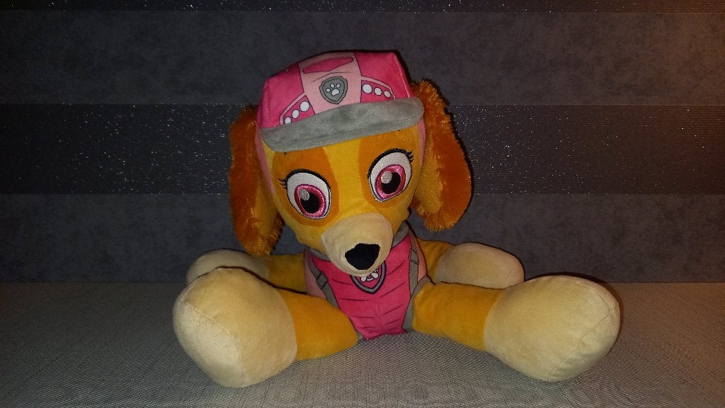 Skye XL knuffel, Paw Patrol, Ophalen of Verzenden, Zo goed als nieuw, Hond