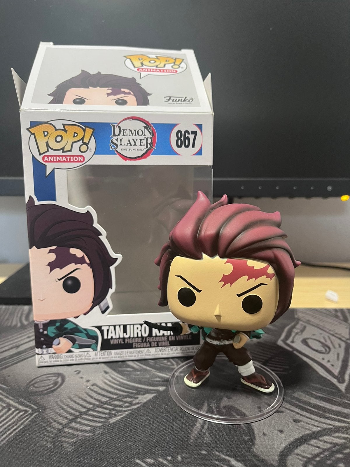 Funko Pop! Tanjiro Kamado #867, Ophalen of Verzenden, Zo goed als nieuw