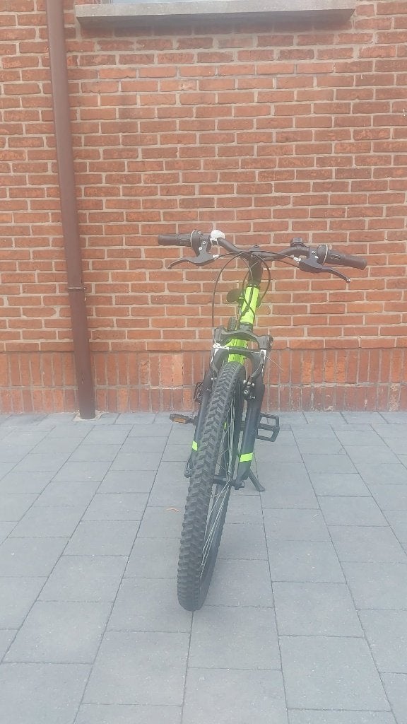 jongensfiets 24 inch, Ophalen, Velgrem, Rockrider (Decathlon), Handrem