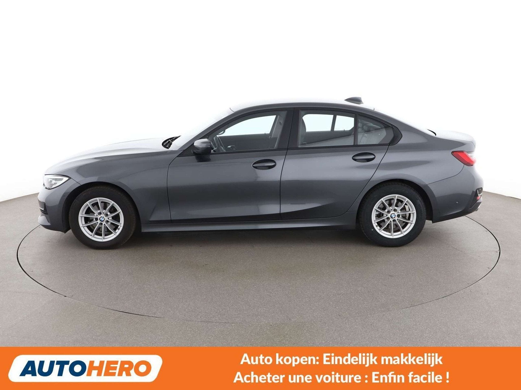 BMW 3 Serie 318 318d Mild-Hybrid Advantage (automatique), Autos, Argent ou Gris, Achat, Noir, Automatique