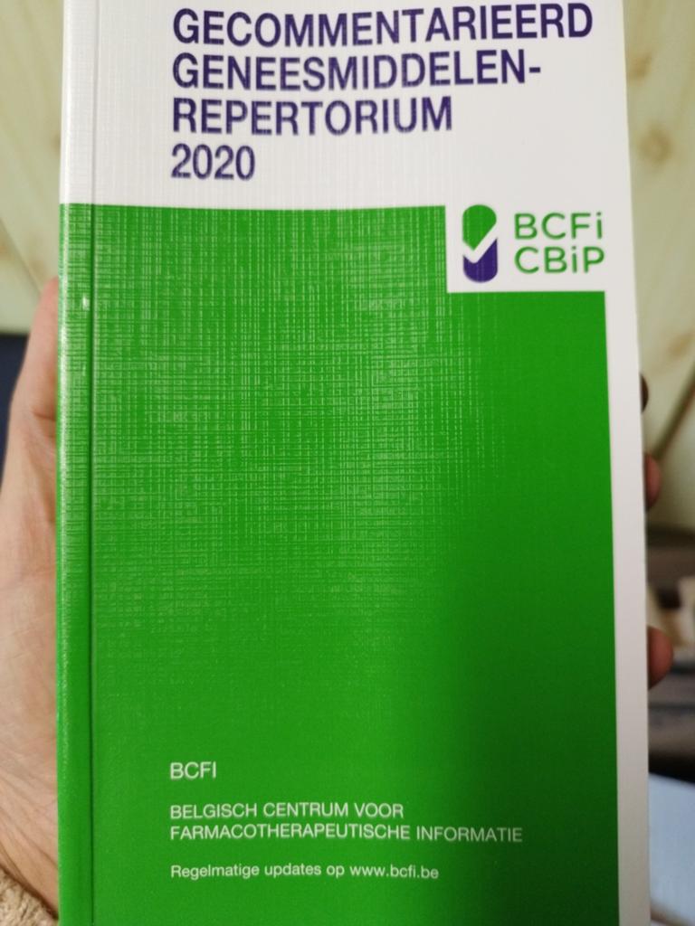 Gecommentarieerd geneesmiddelen repertorium 2020, Ophalen of Verzenden