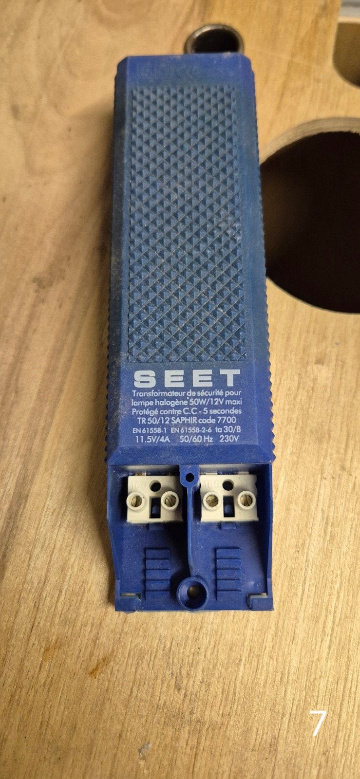 Lot 33 transformateurs halogène 12V SEET TR 50/12, Enlèvement, Halogène