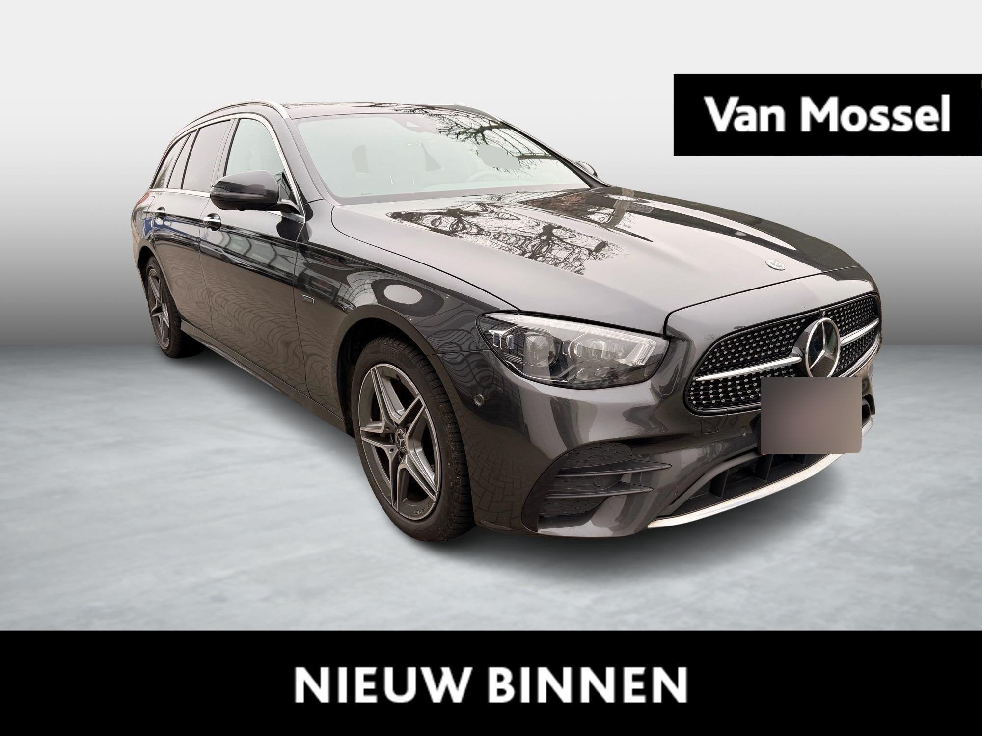 Mercedes-Benz E 300de Break AMG LINE + LEDER + BURMESTER + P, Auto's, Automaat, Gebruikt, 4 cilinders, 35 g/km