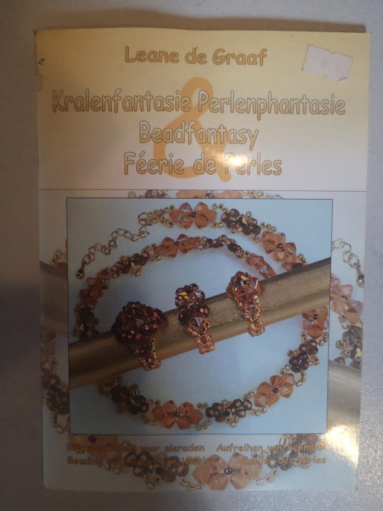 Boek: kralenfantasie, Boeken, Ophalen of Verzenden, Sieraden maken
