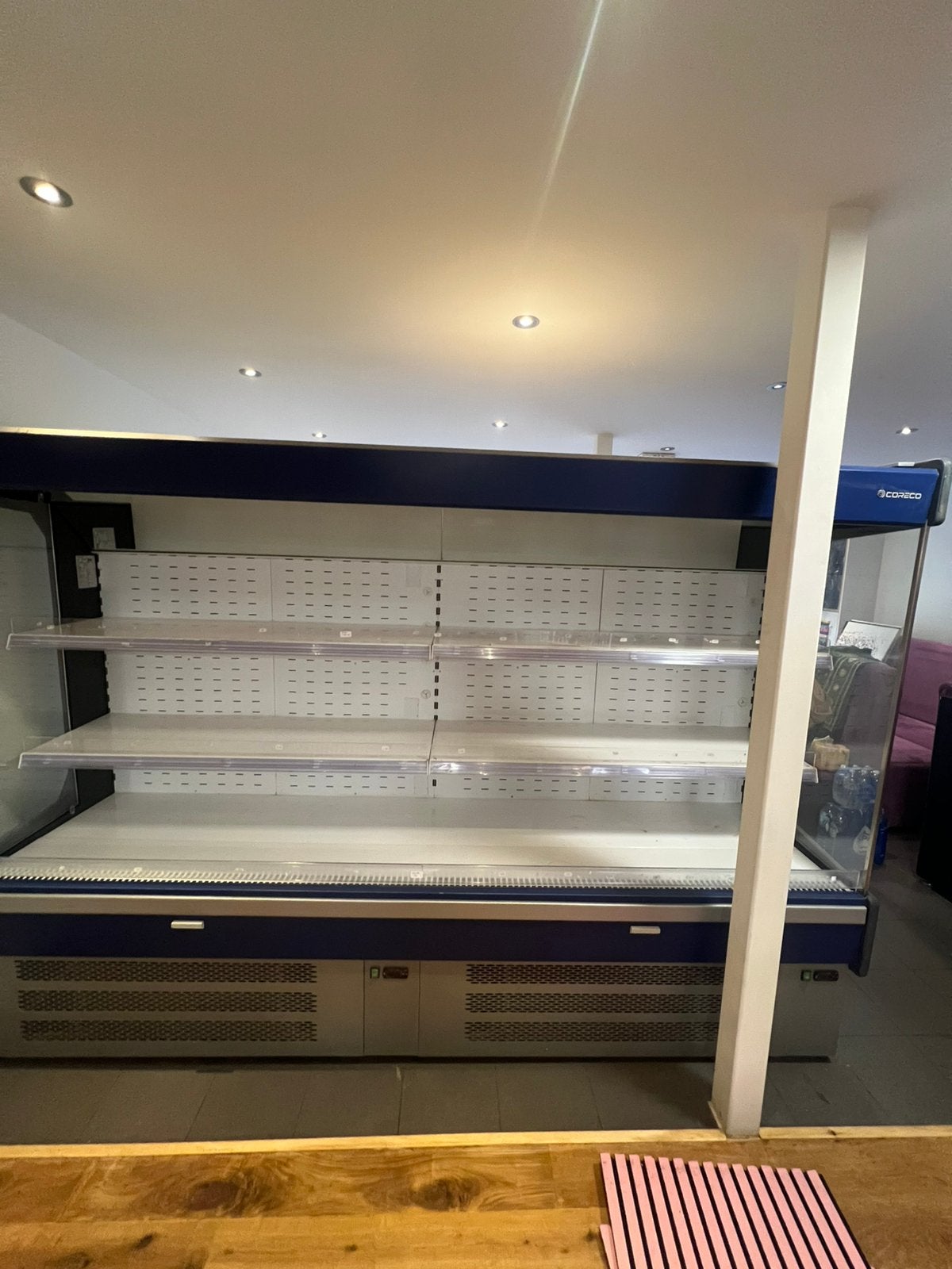 Coreco supermarktkoelkast – 2,85 meter, Ophalen, Zo goed als nieuw