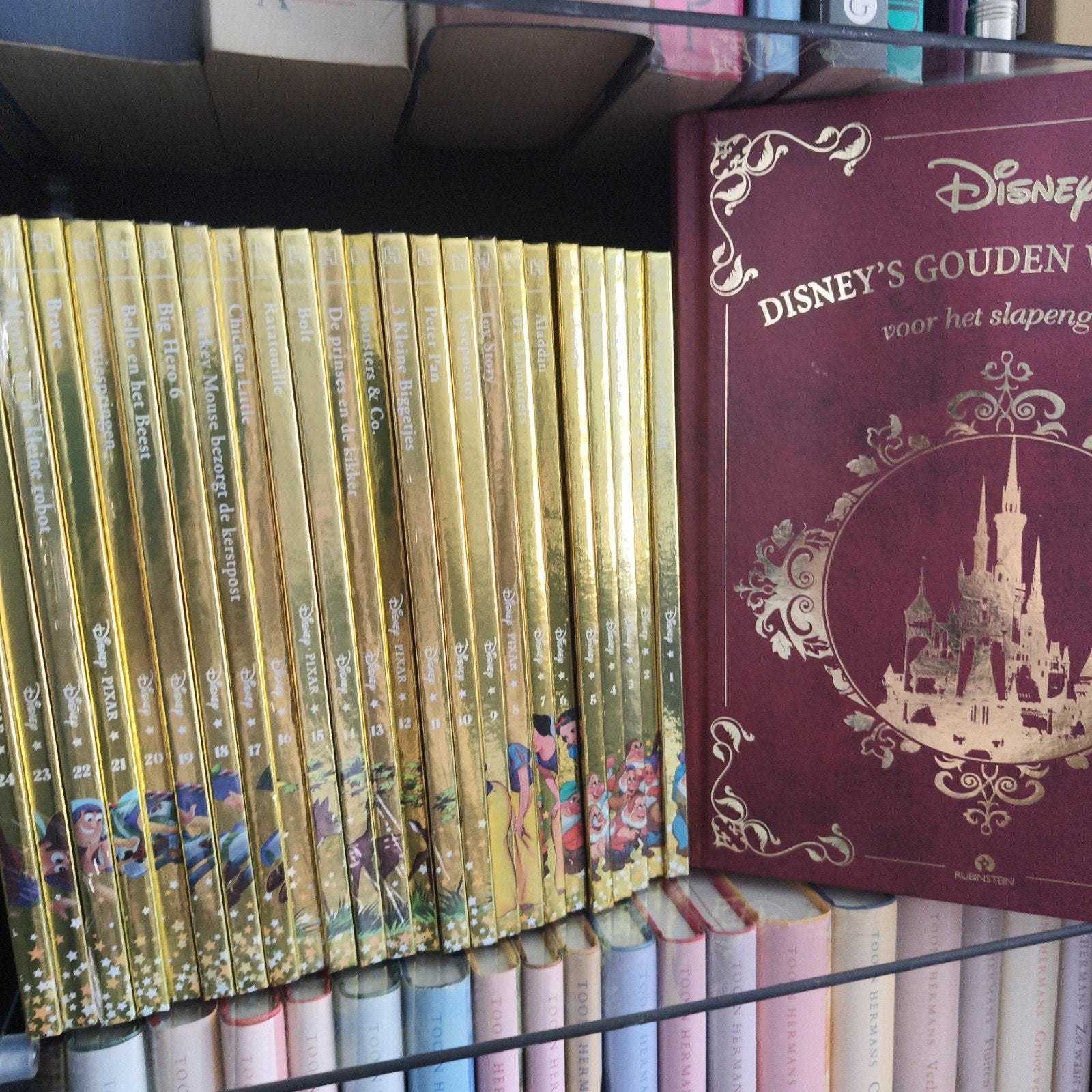 Disney gouden boekjes collectie +  groot luxe leesboek NIEUW, Ophalen of Verzenden