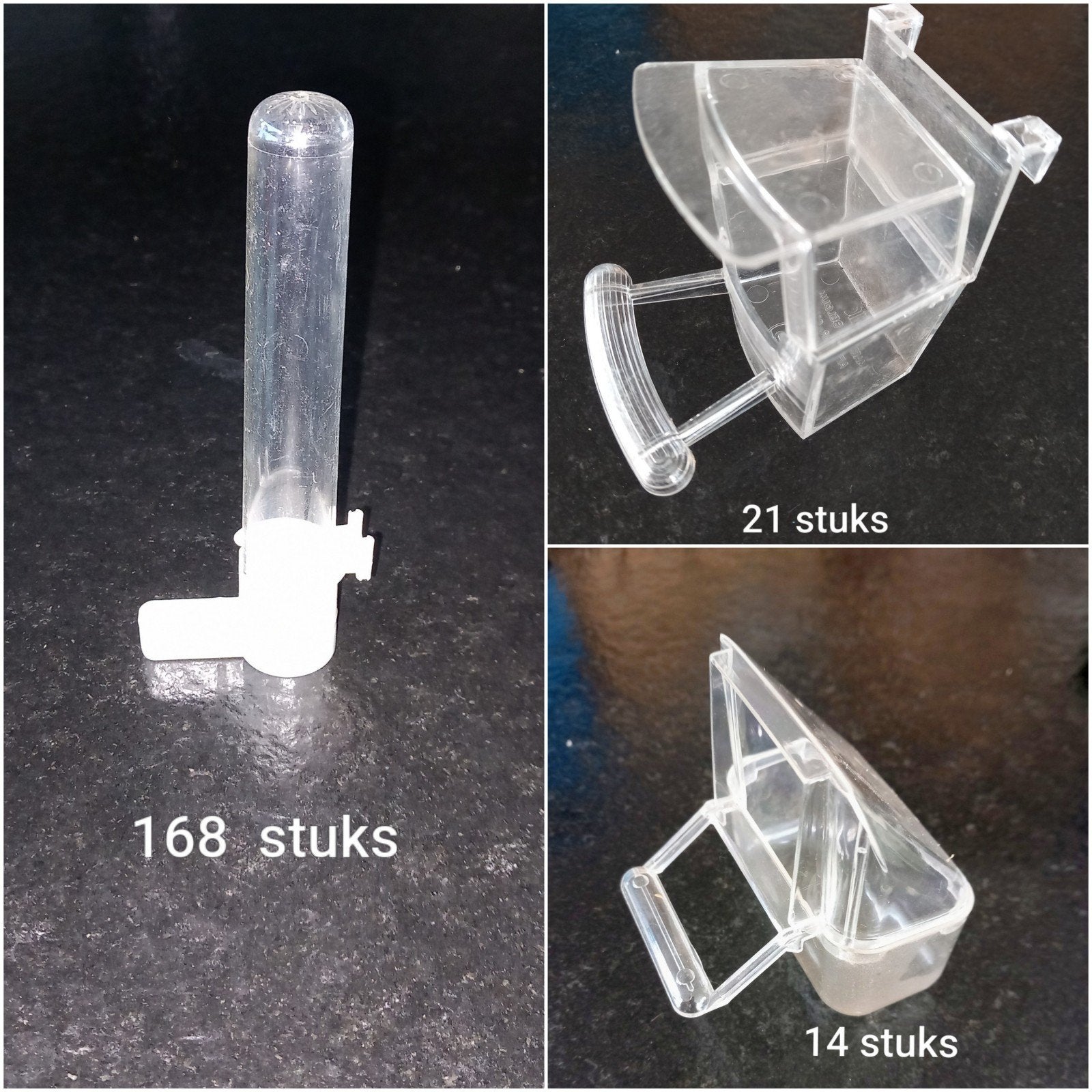 lot voeder en drinkbakjes voor vogel kooien, Enlèvement