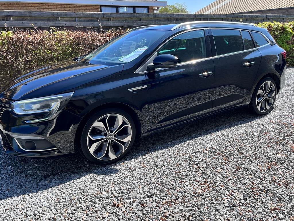 Renault megane, Auto's, Renault, 4 cilinders, Leder en Stof, Zwart, Particulier