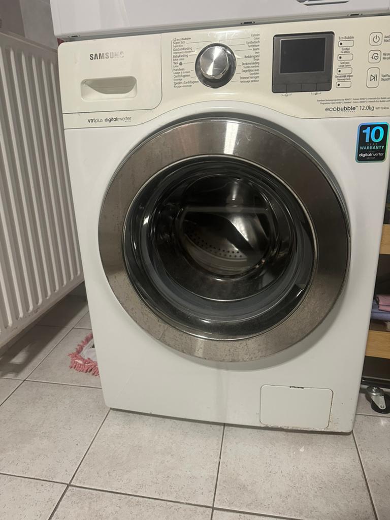 Samsung wasmachine 12kg – €50, Elektronische apparatuur, Wasmachines, Ophalen, Gebruikt