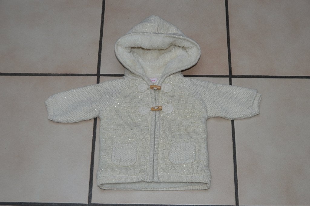 Wintergevoerde jas voor babymeisjes T62 Zeer goede staat!, Meisje, Ophalen of Verzenden, Zo goed als nieuw, Jasje