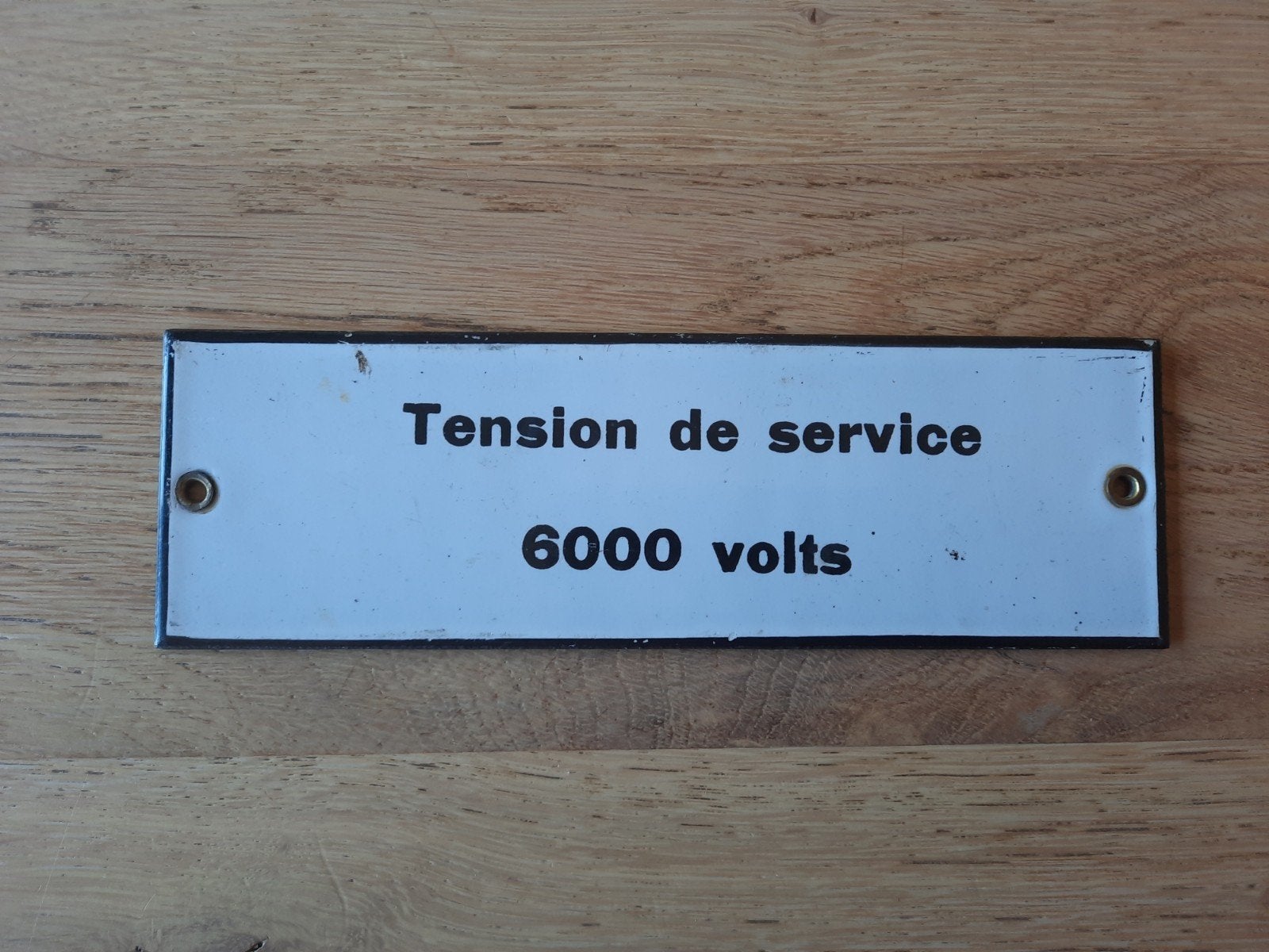 emaille bord, Antiek en Kunst, Ophalen of Verzenden