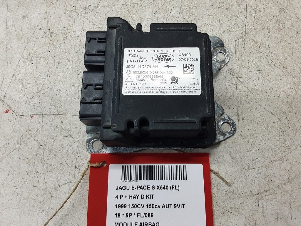 COMPUTER AIRBAG Jaguar E-Pace (01-2017/-) (J9C3-14D374-AH), Gebruikt, Mevr. I. Hauben, Jaguar, Rue de l'Espoir 34 34
4030  GRIVEGNÉE, BE
