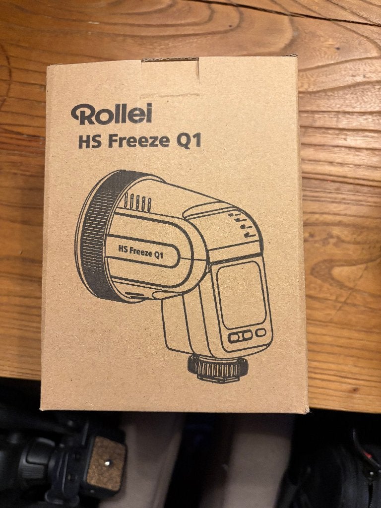 Rollei HS Freeze Q1 flits nieuw + extra diffuser, Audio, Tv en Foto, Foto | Flitsers, Ophalen of Verzenden, Nieuw, Overige merken
