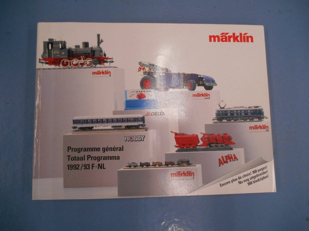 catalogue revue marklin 1992/93, Enlèvement, Comme neuf