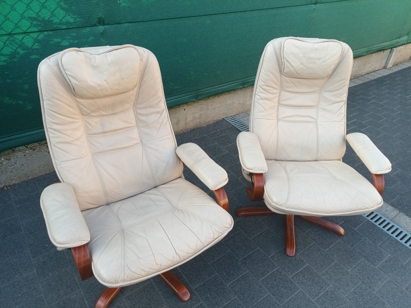 relaxzetel(s), Huis en Inrichting, Ophalen, Gebruikt, Minder dan 75 cm, Leer