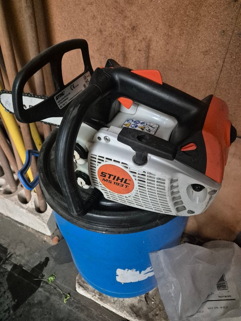 Scie à chaîne Stihl MS 193 T à poignée supérieure, Enlèvement ou Envoi, Comme neuf, Stihl MS