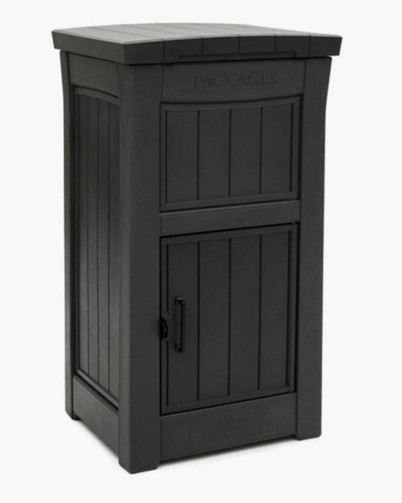 Weerbestendige Pakketbox XXL voor grote en kleine pakketten, Tuin en Terras, Brievenbussen, Ophalen, Nieuw, Kunststof, Staande brievenbus