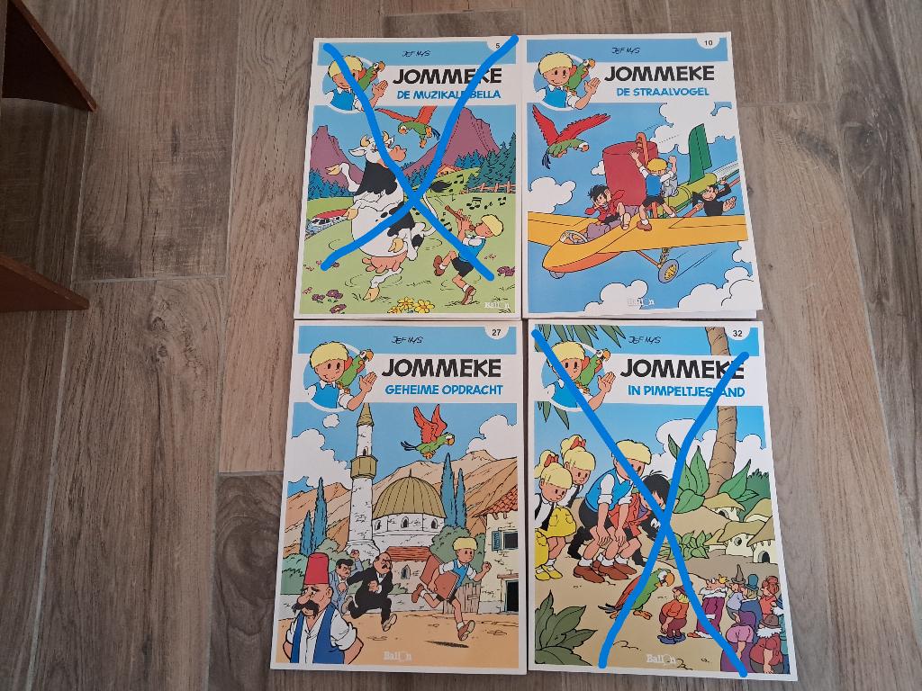 JOMMEKE " TWEEDE DRUKS ", Boeken, Stripverhalen, Nieuw, Jef Nys., Ophalen of Verzenden, Meerdere stripboeken