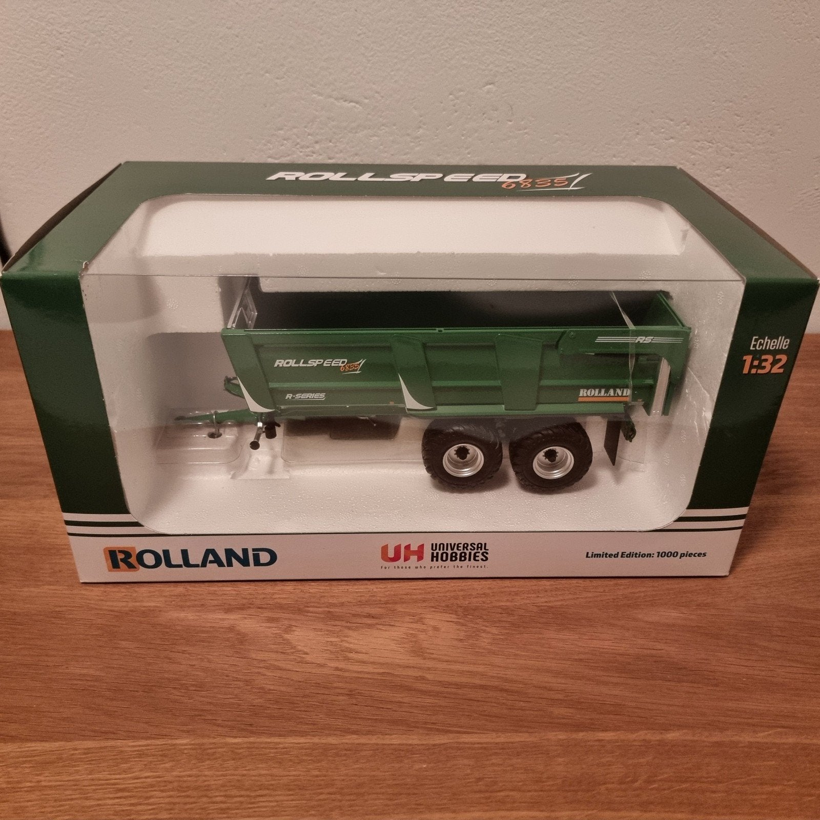 Rolland Rollspeed 6835 Vert - Universal Hobbies, Hobby & Loisirs créatifs, Voitures miniatures | 1:32, Neuf, Tracteur et Agriculture