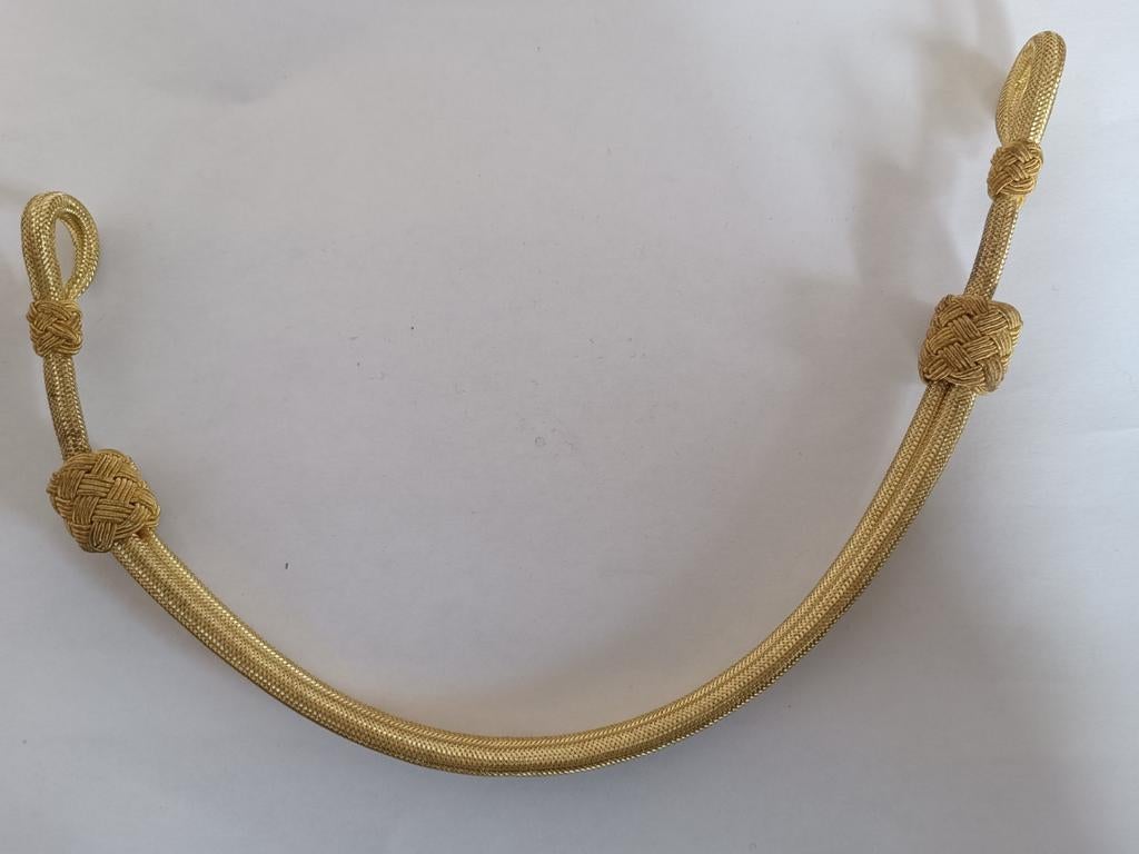 Jugulaire de képi officier, Collections, Enlèvement ou Envoi