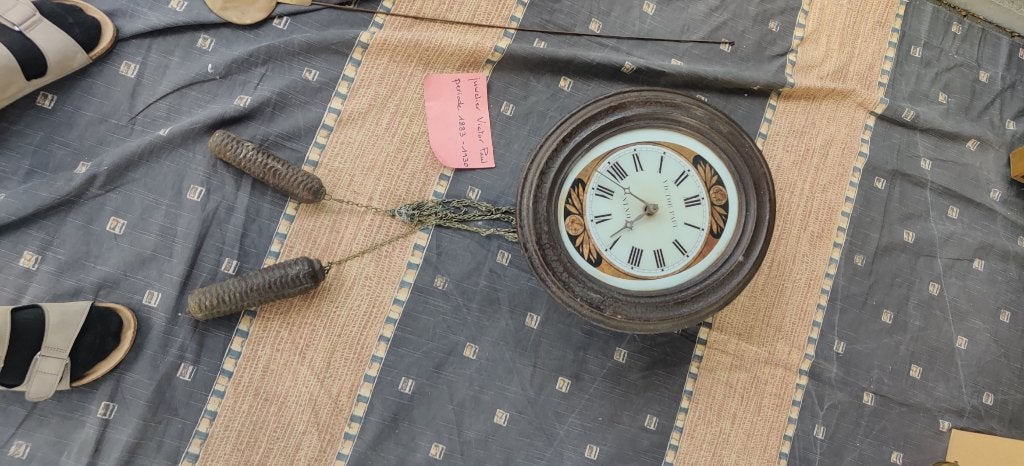 Horloge ancienne avec pendule de Paul Victor, Antiquités & Art, Enlèvement