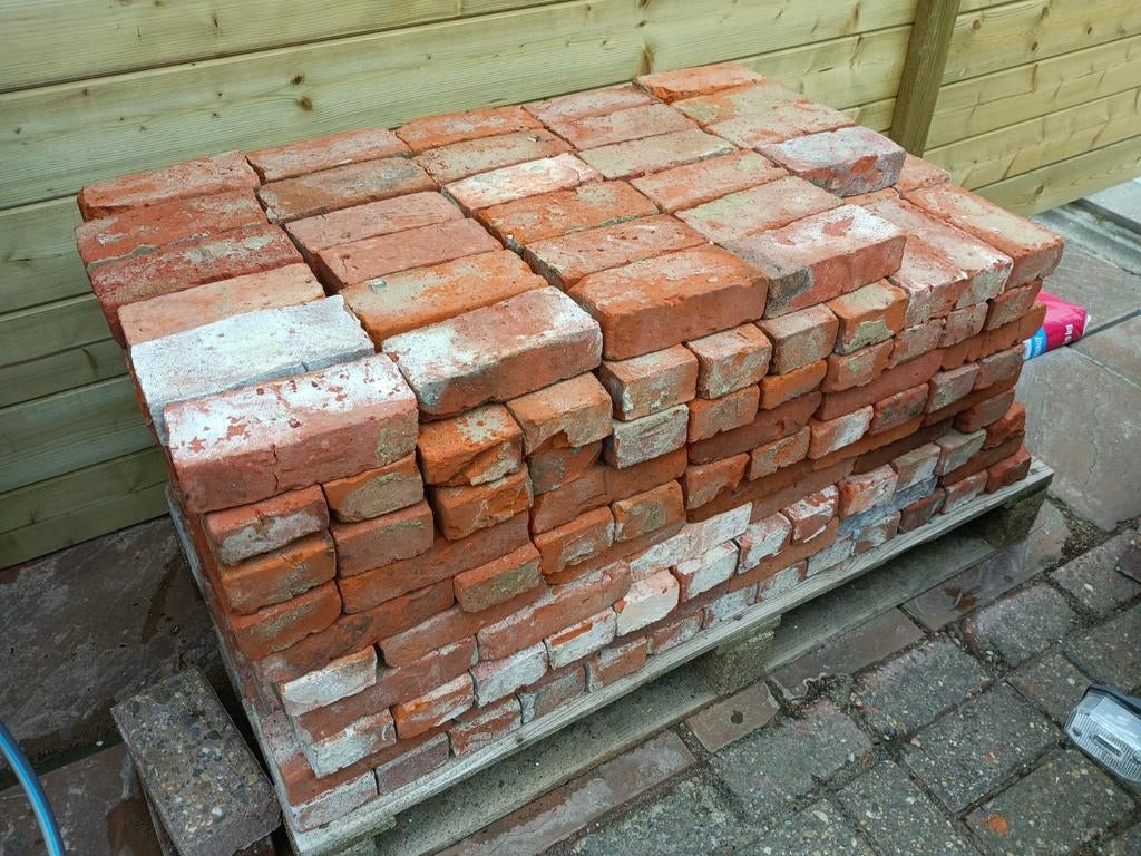 320 recuperatie bakstenen, proper gemaakt, Ophalen