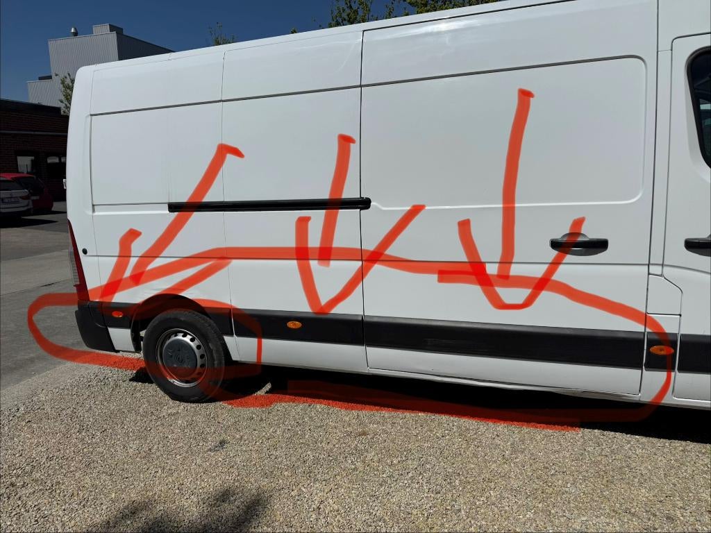 caoutchoucs de pare-chocs Renault Master, Pare-chocs, Renault, Arrière, Enlèvement