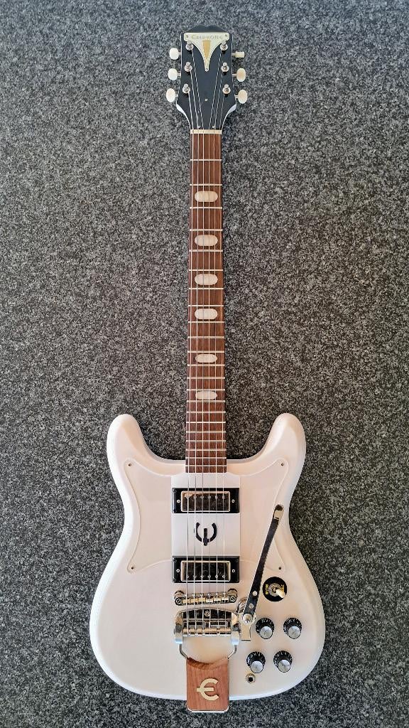 Epiphone Crestwood Custum (2020) - Polaris White, Muziek en Instrumenten, Ophalen, Zo goed als nieuw, Solid body, Epiphone