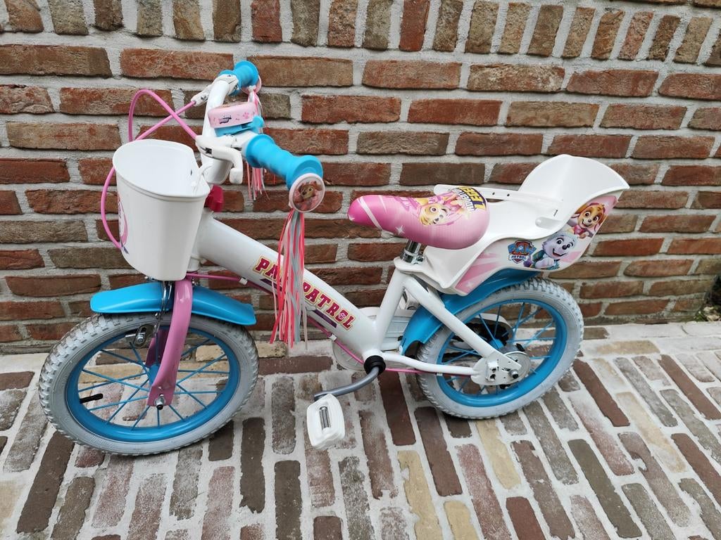 Paw Patrol kinderfiets 16 inch in zeer goede staat, Fietsen en Brommers, Ophalen, Zijwieltjes, 16 tot 20 inch, Zo goed als nieuw
