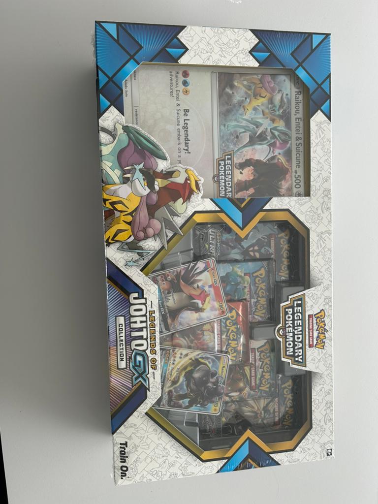 Pokémon - 5x sealed Legends of Johto GX Collection, Hobby en Vrije tijd, Verzamelkaartspellen | Pokémon, Ophalen of Verzenden