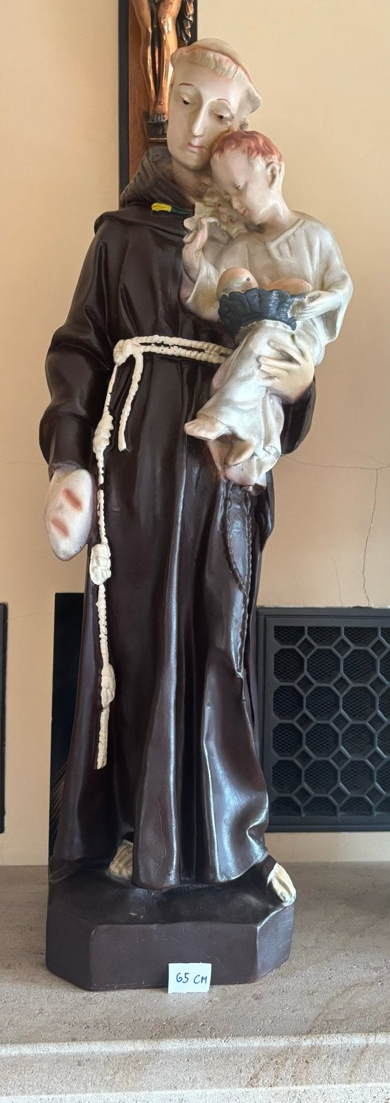 Saint Antoine de Padoue avec l'enfant Jésus de 65 cm de haut, Enlèvement