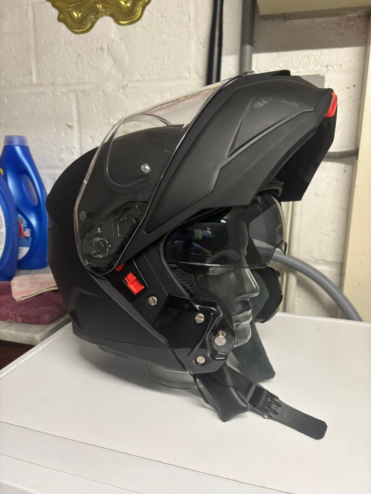 Motor helm smk  4 xxxl 2 x gedragen, Fietsen en Brommers, Ophalen, Zo goed als nieuw