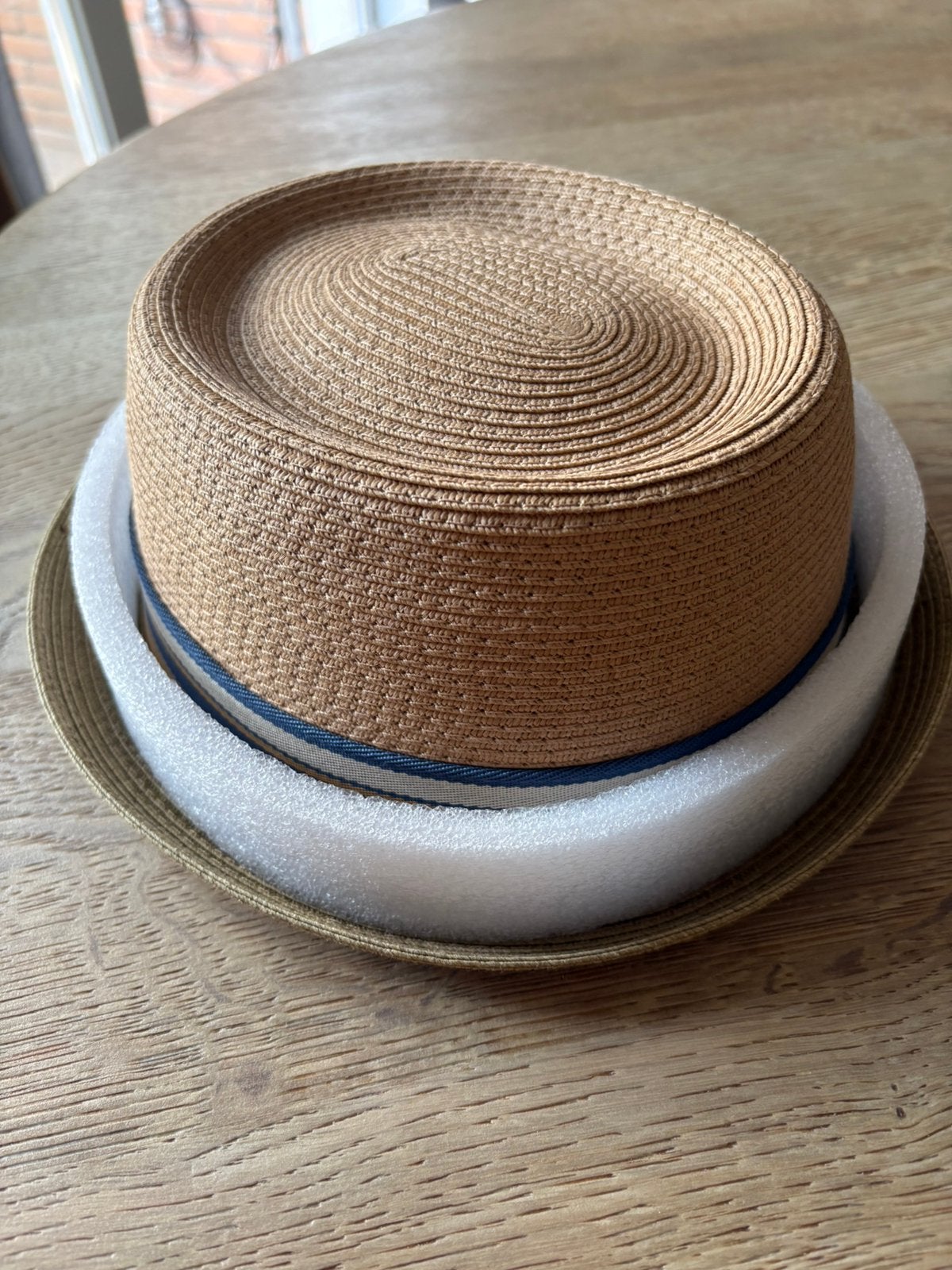 Nieuwe Stetson Pork Pie strohoed maat L-59cm 55 euro !!, Kleding | Heren, Hoeden en Petten, Ophalen, Nieuw, 58 of 59 cm (L, 7¼ of ⅜ inch)