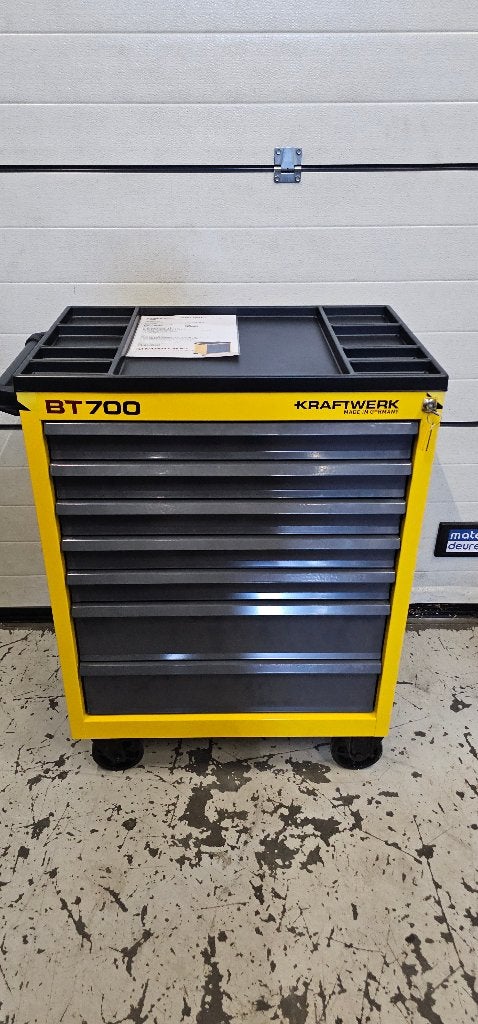 Kraftwerk BT700 Chariot à outils 111 pièces de la gamme VDE, Enlèvement ou Envoi, Remplie, Comme neuf