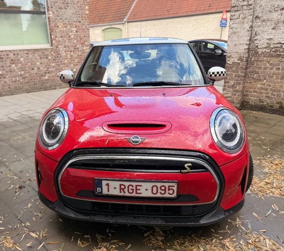 MINI Cooper SE Electric 184 pk – 2021 – LED – Checkered Roof, Dealer onderhouden, 1440 kg, Leder en Stof, Elektrisch