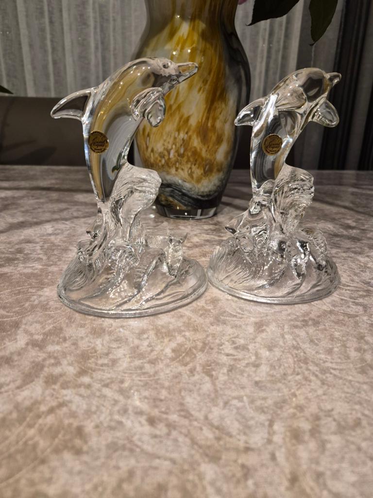 Dolfijnberldjes van Cristal d'Arques, Verzamelen, Swarovski, Ophalen of Verzenden