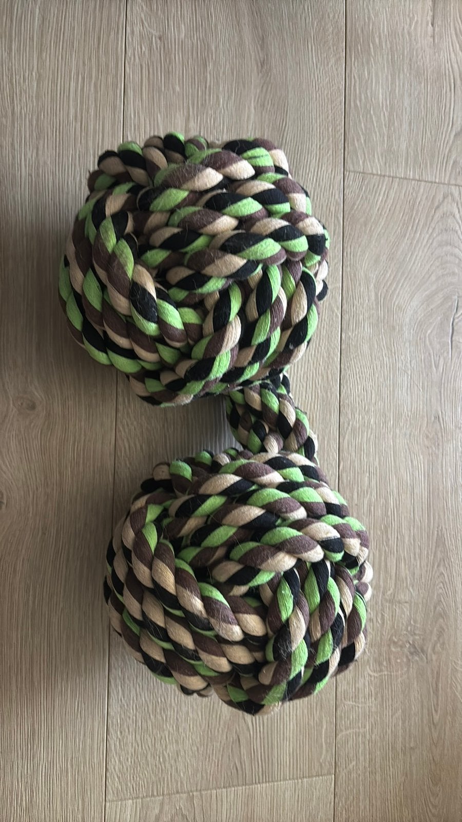 Durable Cotton Rope Dog Toy Double Knot Dumbbell Style XL, Dieren en Toebehoren, Ophalen, Zo goed als nieuw