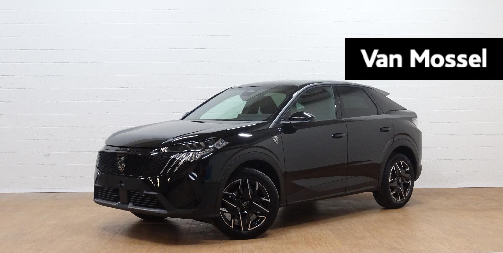 Peugeot 3008 1.2 HYBRID 145 e-DSC6 GT+pano dak, Auto's, Peugeot, Stof, Gebruikt, 1648 kg, Zwart