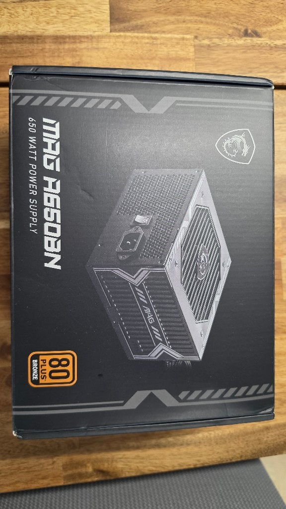 MSI MAG A650BN 650w psu 80 plus bronze, Ophalen, Nieuw