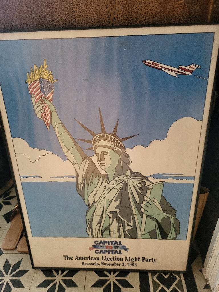 Hele zeldzame vintage poster, Verzamelen, Ophalen, Reclame
