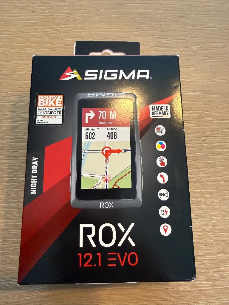 Sigma Rox 12.1 evo, Ophalen, Draadloos, Gebruikt