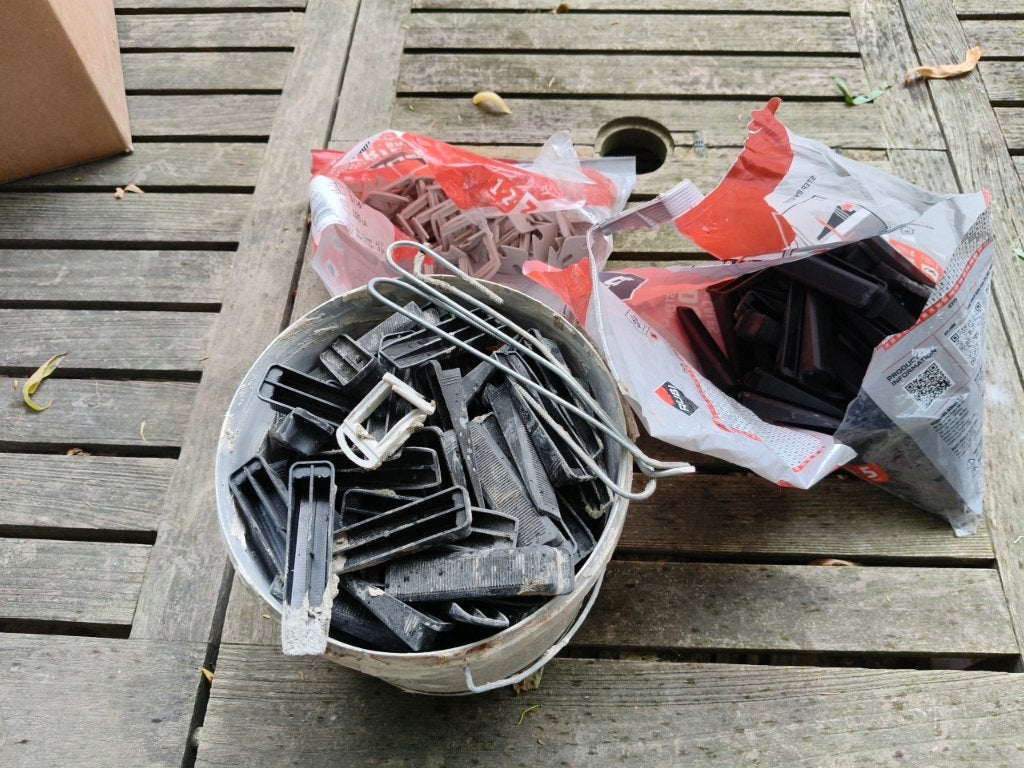 Delta level systeem tegels, Ophalen, Overige materialen, Gebruikt, Minder dan 20 cm
